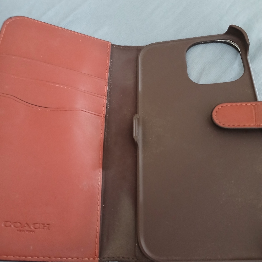 Coach cell phone case